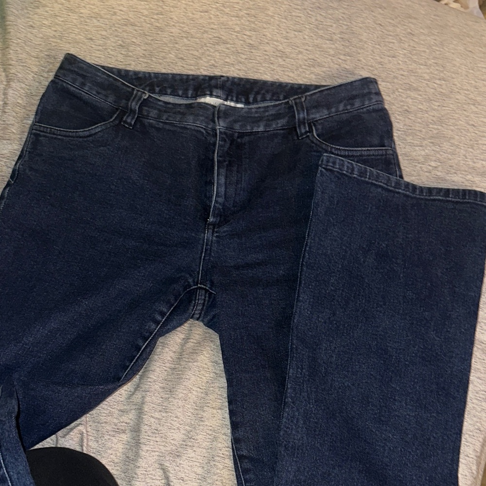 Casual Corner Women’s Deep Indigo Straight Jeans